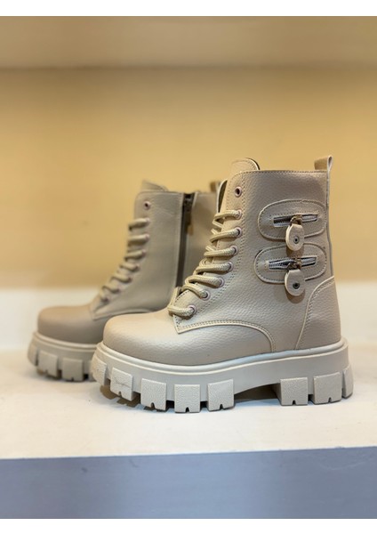 Fermuarlı Krem Bot fiyatları