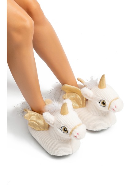 Lio Kadın Hayvanlı Panduf Beyaz 36/41 indirimleri