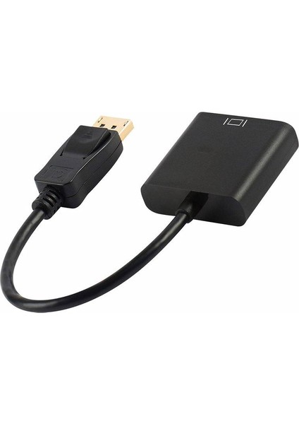 Displayport (M) To HDMI (F) Çevirici Adaptör Kablosu Siyah