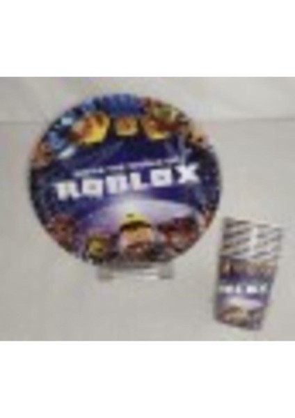 Roblox Tabak Bardak Seti 8 Kişilik