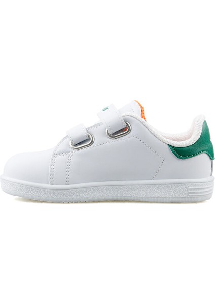 By23 206 Beyaz Yeşil Fosfor Turuncu Çocuk Günlük Ayakkabı By23-206-Beyaz-Yesıl-Fosfor-Turuncu Beyaz modelleri