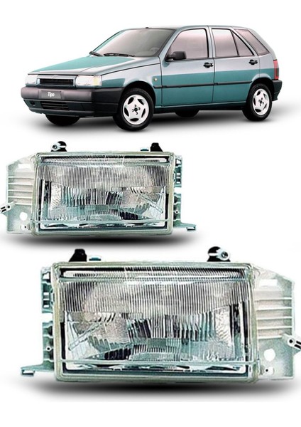 Fiat Tipo Sağ Ve Sol Farlar (Ikili)Uyumlu