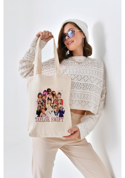 Kanvas Taylor Swift Baskılı Bez Çanta fiyatları