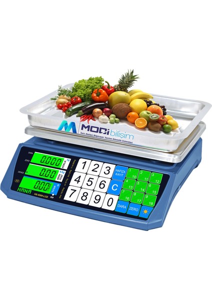 HS-5500 LCD 60 kg Elektronik Terazi