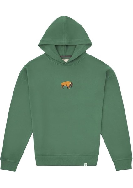 Bizon Hoodie Kapüşonlu Sweatshirt Unisex Yetişkin fırsatları