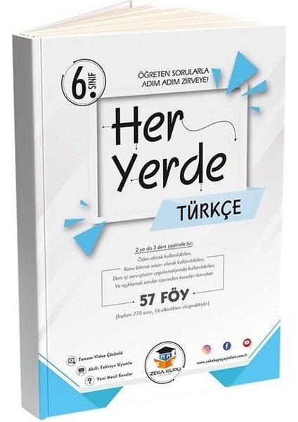 6. Sınıf Heryerde Türkçe 57 Föy Öğreten Sorularla Adım Adım Zirveye