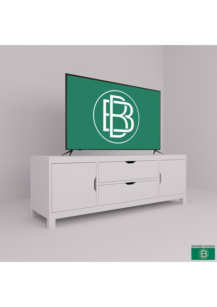 Barisbo Design Tv Sehpası Çekmeceli ve Kapaklı  (Hazır Montajlı Teslim)