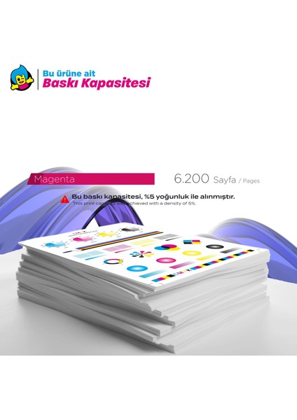Epson 115 - C13T07D34A Kırmızı Muadil Mürekkep