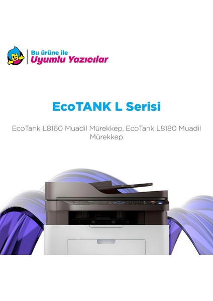 Epson 115 - C13T07D34A Kırmızı Muadil Mürekkep