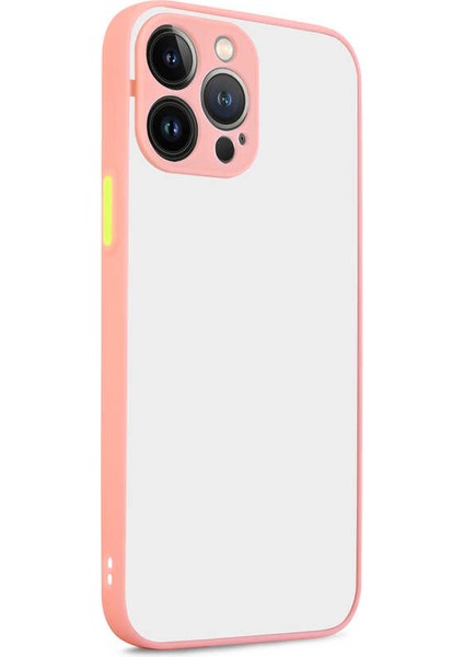 iPhone 13 Pro Max Uyumlu Zore Hux Kapak-Pembe