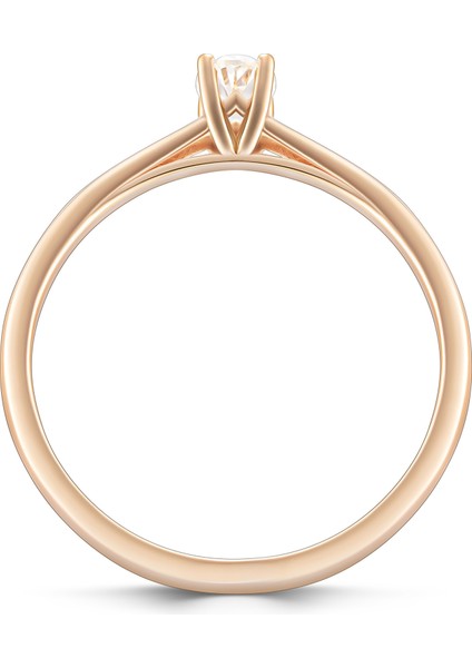 0,25 Karat Oval Tektaş Pırlanta Yüzük - PR00376 modelleri