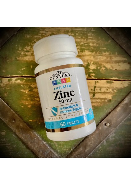 Chelated Zinc 50 mg 60 Tablets