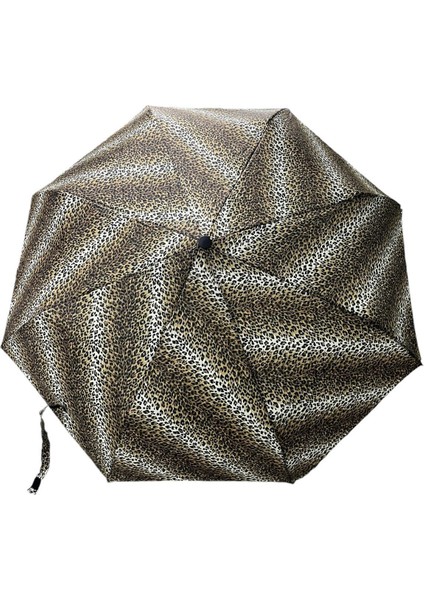 Leopar Desenli Otomatik Kdın Şemsiye 709850