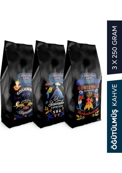 Espresso Origins Öğütülmüş Espresso 3 x 250 gr