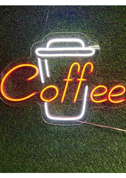 Neon Led Işıklı Cafe Coffoe