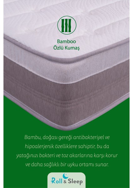 Bamboo Sleep Premium Torba Yay Sistemli Rol Pack Yatak