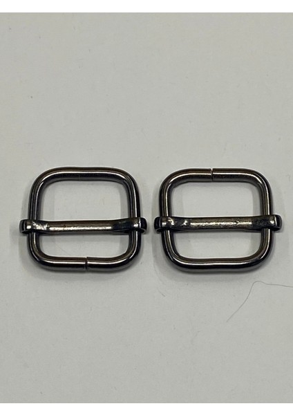 Çanta Sürgüsü / Ayar Tokası / 2 Li Set / 2 cm Antrasit