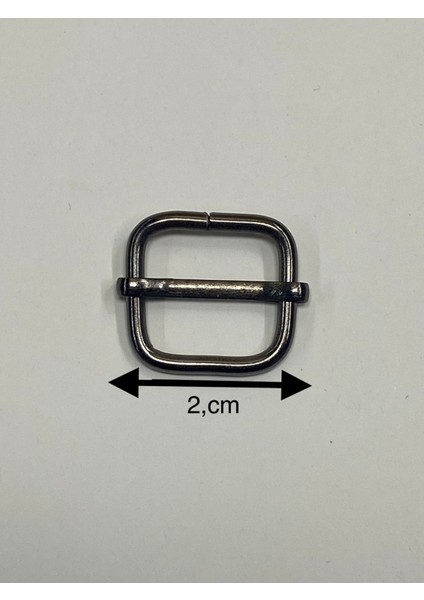 Çanta Sürgüsü / Ayar Tokası / 2 Li Set / 2 cm Antrasit fiyatları