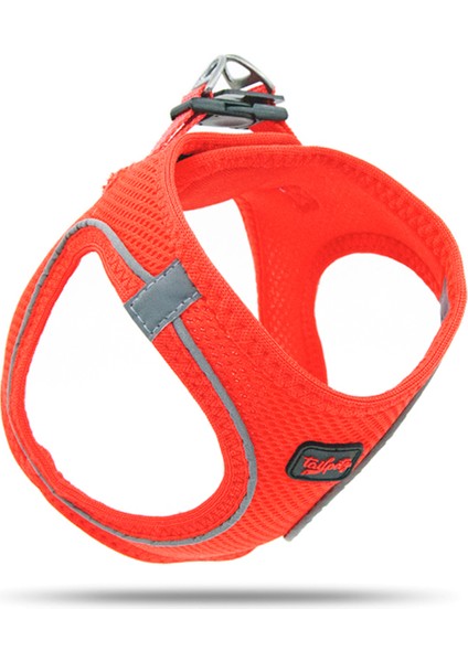 Air-mesh Harness Köpek Göğüs Tasması Parlak Kırmızı