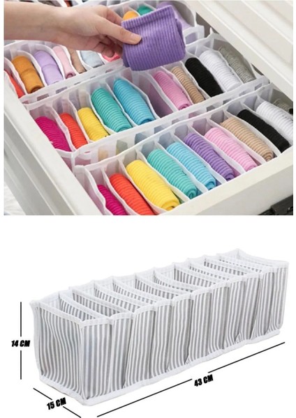 Çekmece Içi Akordiyon Organizer (M) - 15 x 43 x 14 cm - EV355 modelleri