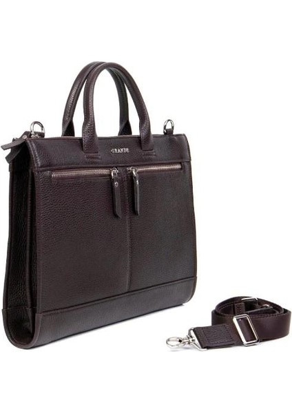 Hakiki Deri Evrak Çantası 9005 Kahve modelleri