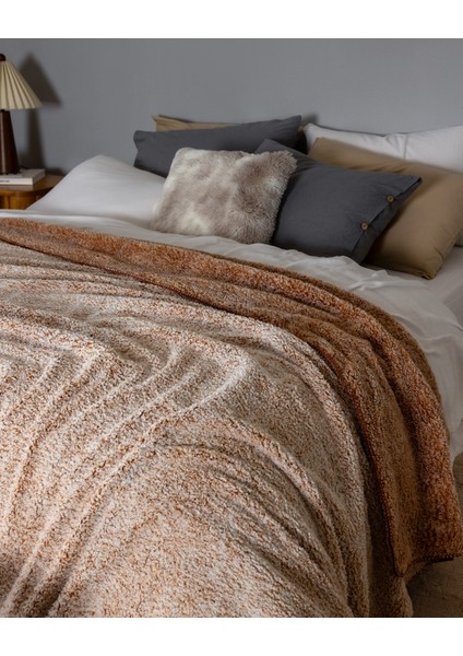 Nord Sherpa Tek Kişilik Battaniye - Kiremit modelleri