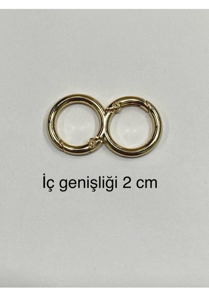 Çanta Halkası Yaylı Ikili Model 2 cm fiyatları