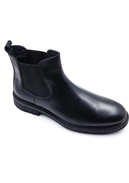 M20220 Deri Siyah Erkek Chelsea Bot modelleri