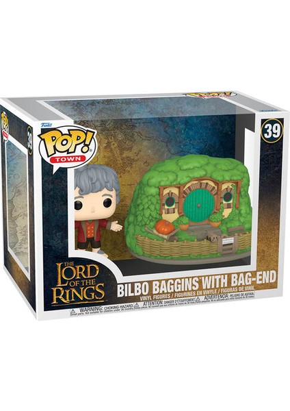 Pop! Town: The Lord Of The Rings - Bilbo Baggins With Bag-End Figür