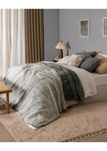 Nord Sherpa Tek Kişilik Battaniye - Haki