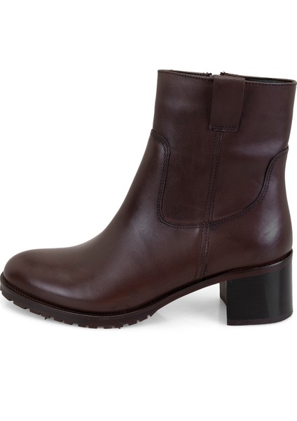 Loar Kahve Kadın Deri Bot modelleri