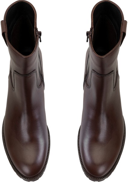 Loar Kahve Kadın Deri Bot indirimleri