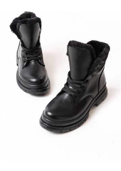 ASM-080 Siyah Bağcıklı Günlük Kadın Bot modelleri