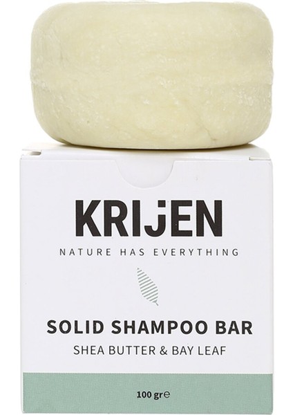 Yıpranmış Boyalı Saçlar İçin Shea Butter ve Defne Katı Şampuan 100 gr