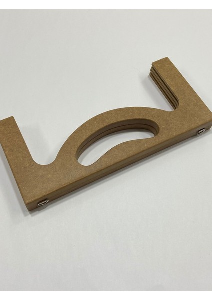 Ahşap Çanta Bursu / El Geçmeli Burs / 25 cm