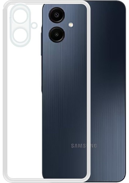 Samsung Galaxy A06 ile Uyumlu Kılıf Şeffaf Kamera Korumalı Esnek Silikon Telefon Kılıfı Kapak