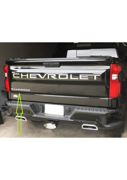 Silverado Bagaj Gümüş Yazı Logo Chevrolet Ile Uyumlu fırsatları
