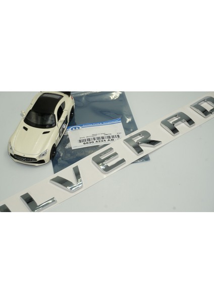 Silverado Bagaj Gümüş Yazı Logo Chevrolet Ile Uyumlu indirimleri