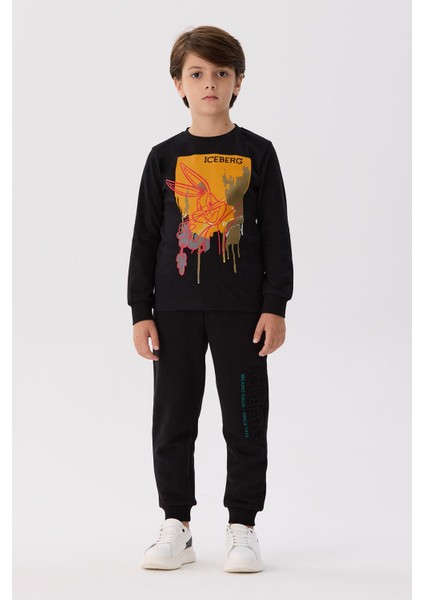 Erkek Çocuk Siyah T-Shirt