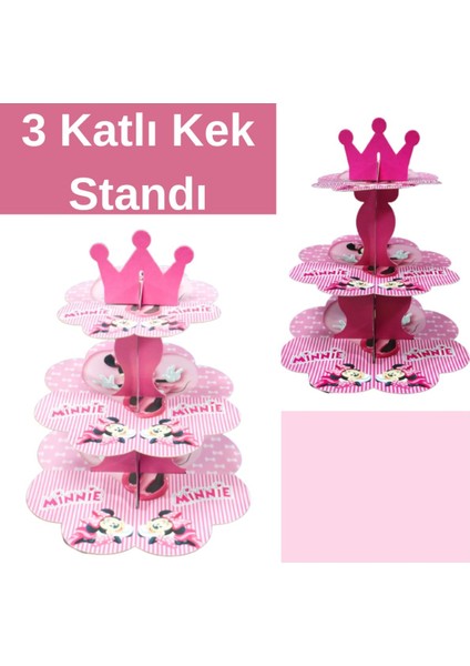 Minnie Mouse Temalı Kek Standı