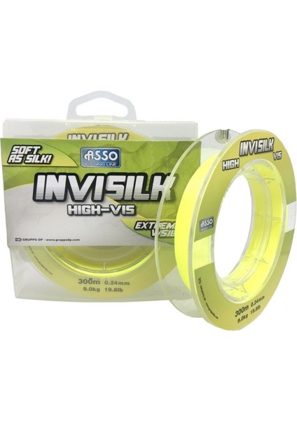 Invısılk Surf Casting 300 mt A.sarı 0,35 mm Misina