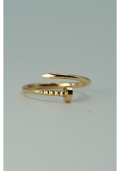 14 Ayar Altın Çivi Model Yüzük fırsatları