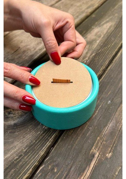 Mum Toz Kapakları 83MM Çap 30MM x 2 mm Ahşap Fitil Boşluğu 50 Adet modelleri