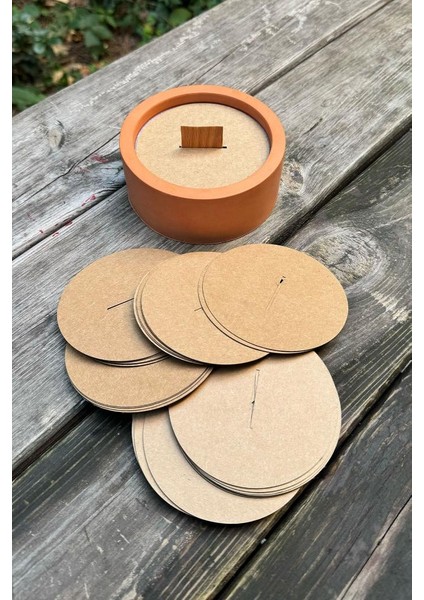 Mum Toz Kapakları 98MM Çap 35MM x 2 mm Ahşap Fitil Boşluğu 50 Adet fırsatları