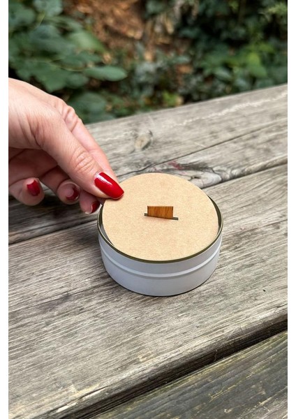 Mum Toz Kapakları 68MM Çap 20MM x 2 mm Ahşap Fitil Boşluğu 50 Adet