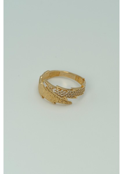 14 Ayar Altın Taşlı Şişek Model Yüzük modelleri