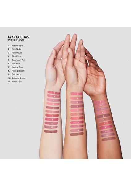 Luxe Lipstick Saten Bitişli Ruj - Sandwash Pink fırsatları