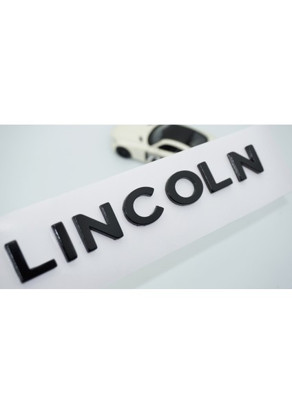 Lincoln Suv Aviator Navigator Bagaj Siyah Abs 3m 3D Yazı Amblem Arma