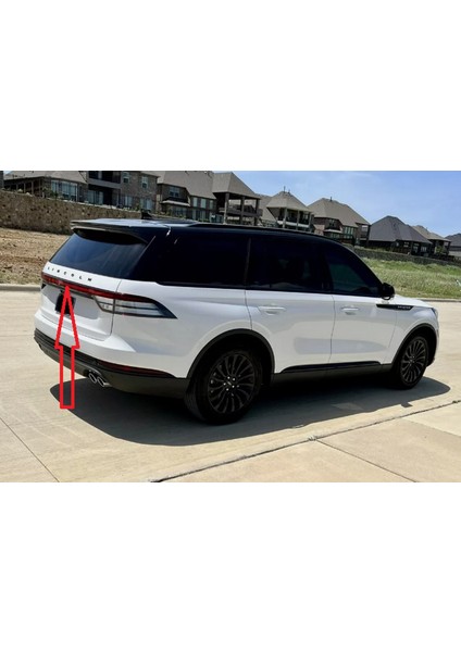 Lincoln Suv Aviator Navigator Bagaj Siyah Abs 3m 3D Yazı Amblem Arma indirimleri