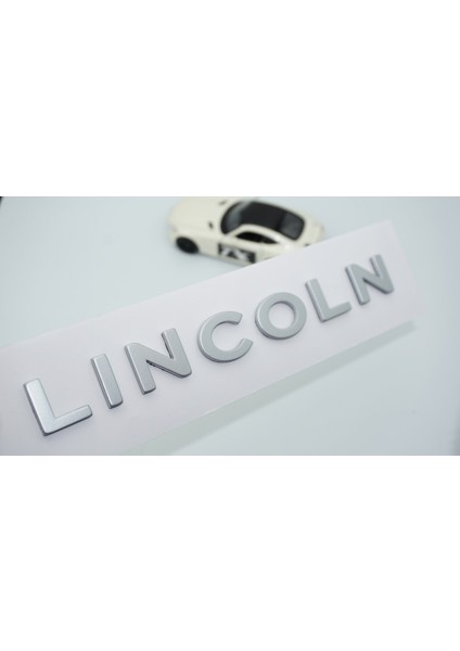 Lincoln Suv Aviator Navigator Bagaj Gri Abs 3m 3D Yazı Amblem Arma
